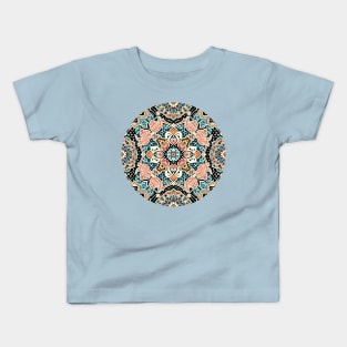 Trending Boho Circle Design with Moroccan pattern Kids T-Shirt